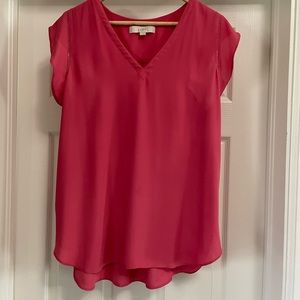 LOFT Pink Blouse